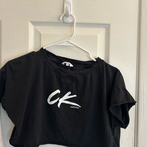 Calvin Klein Black Swimwear Top